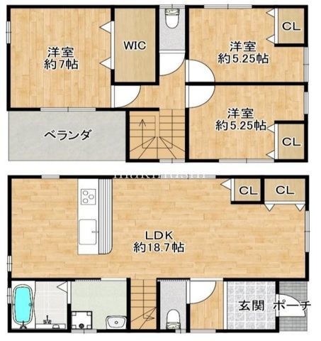 Modern 3LDK House for Sale in Matsubara, Osaka - Built 2022 - Thumbnail 4