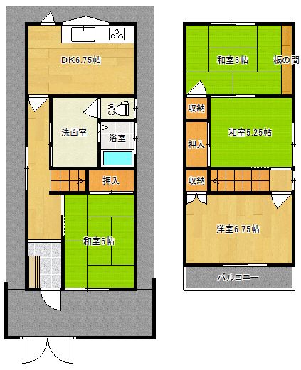 4DK Used House for Sale in Matsubara City, Osaka - Thumbnail 4