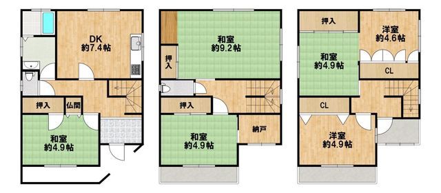 Used House for Sale in Fukushima Ward Osaka 118sqm - Thumbnail 2