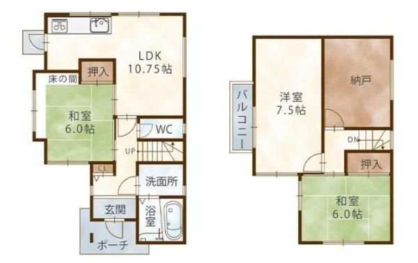 4LDK House for Sale in Iwade, Wakayama - 88.21 sqm - Thumbnail 2