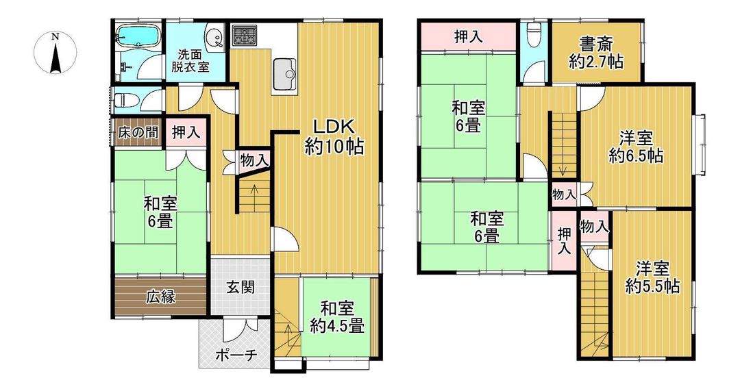 6SLDK Detached House for Sale in Nara City, Nara - Thumbnail 3