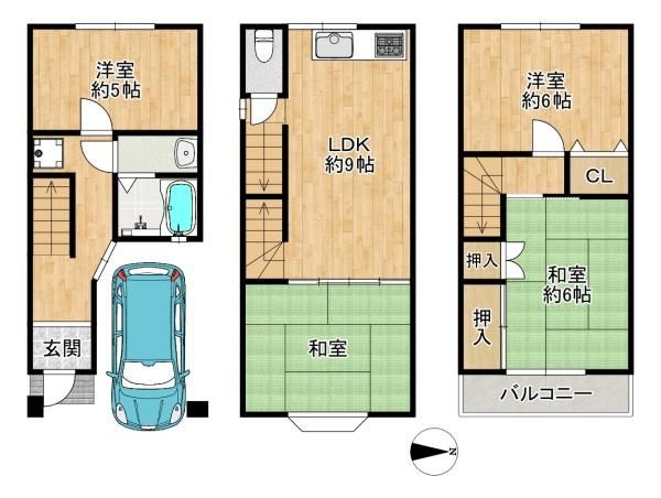 4LDK Detached House for Sale in Higashiosaka, Osaka - Thumbnail 2