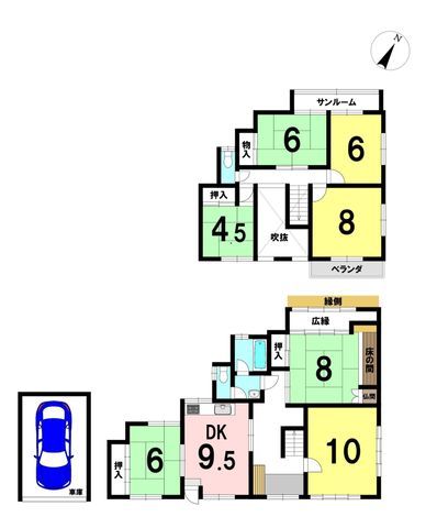 7DK Detached House for Sale in Ikoma, Nara | 84 Tsubo Land - Thumbnail 4