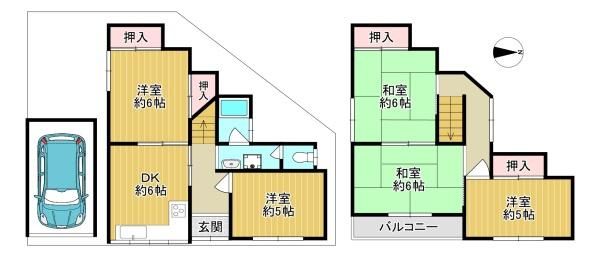 5DK Detached House for Sale in Higashiosaka, Osaka - Thumbnail 3