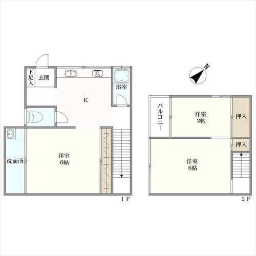 3K Used House in Kawanishi, Hyogo - 42 sqm - Thumbnail 3