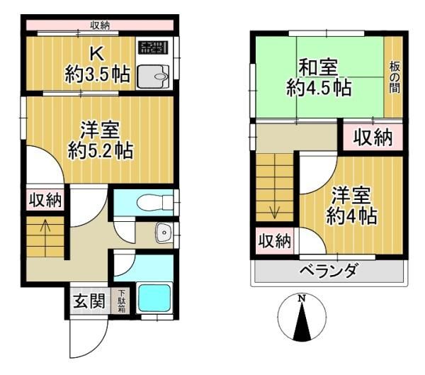 3K Investment House for Sale Near Shin-Ishikiri Station, Higashiosaka - Thumbnail 2