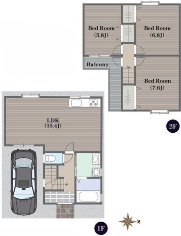 Renovated 3LDK Steel House for Sale in Higashiosaka, Osaka - Thumbnail 2