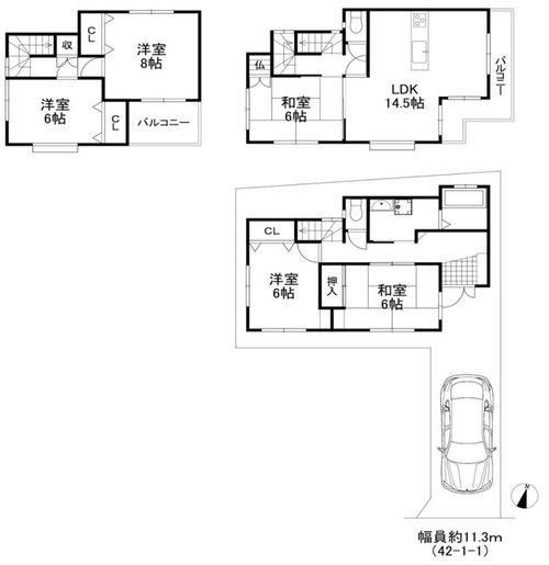 5LDK Detached House for Sale in Ibaraki, Osaka - 119.63 sqm - Thumbnail 4
