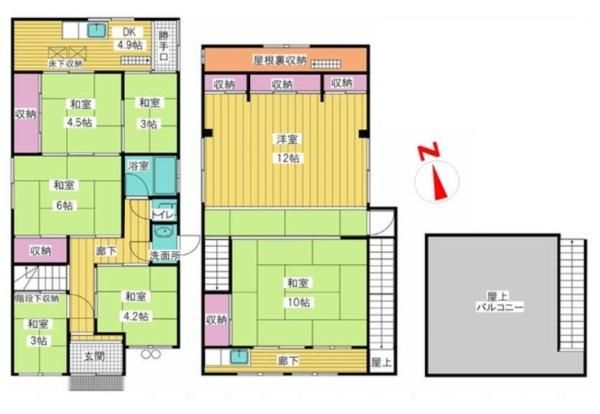 7DK Steel-Framed House for Sale in Wakayama City, 103 sqm - Thumbnail 2