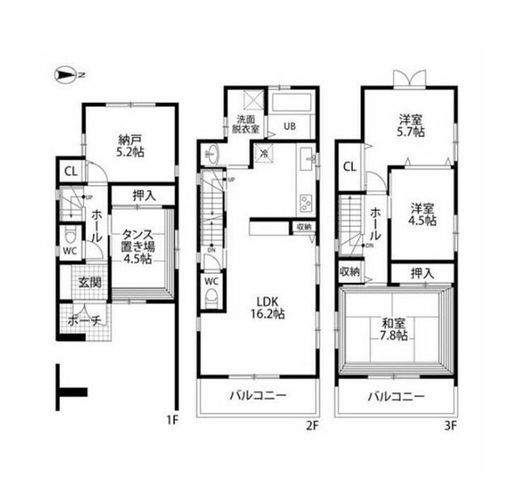 4SLDK House Near Johoku Koen-dori Station, Osaka - Thumbnail 2
