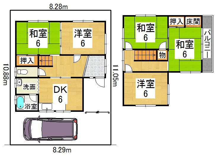 5DK Wooden House near Chiyoda Station, Kawanan-shi, Osaka - Thumbnail 2