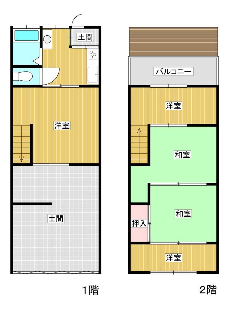 1921 Wooden House for Sale Near Nishi-Tengachaya Station, Osaka - Thumbnail 2