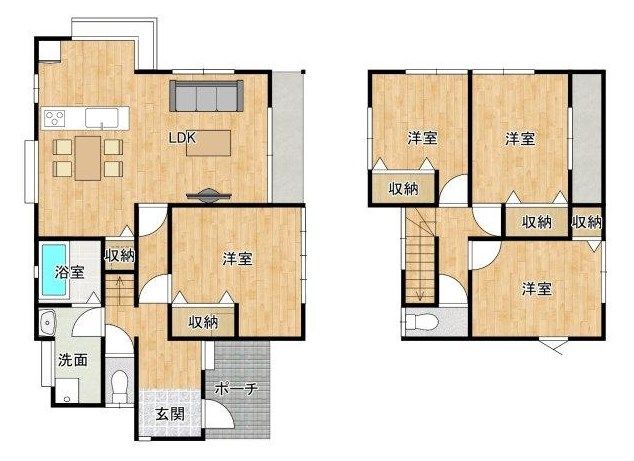 4SLDK Detached House in Shimonoseki's Longfu Area | 101 sqm - Thumbnail 2