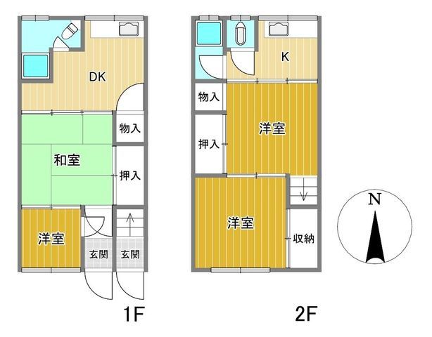 Affordable 4DK Terrace House for Sale in Osaka Suminoe Ward - Thumbnail 3