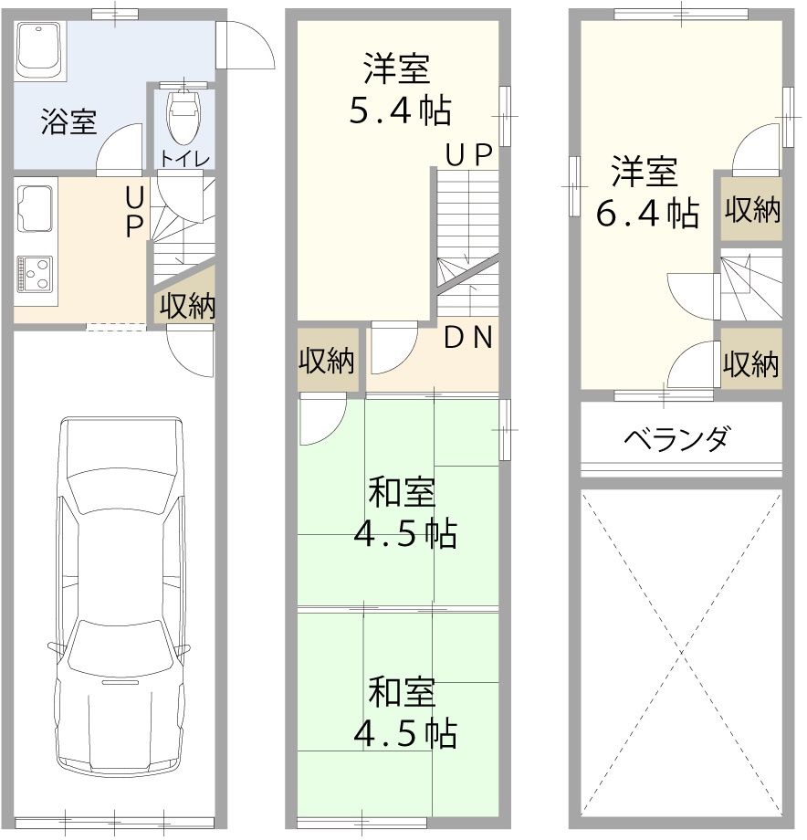 Leasehold Terrace House near Asashiohashi Station, Osaka - Thumbnail 3