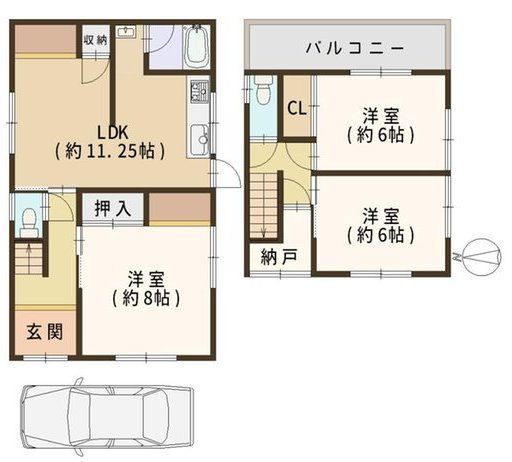 3SLDK House for Sale in Matsubara, Osaka | 76.67 sqm - Thumbnail 4