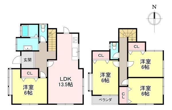 4LDK Detached House for Sale in Kashiba, Nara - 93.79 sqm - Thumbnail 3