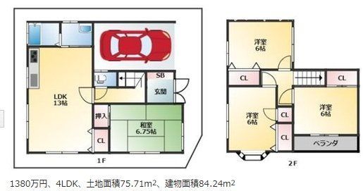 4LDK Corner Lot House for Sale in Matsubara, Osaka - Thumbnail 2