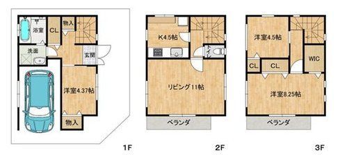 3LDK Pre-owned House in Higashishinmachi, Matsubara - Thumbnail 2