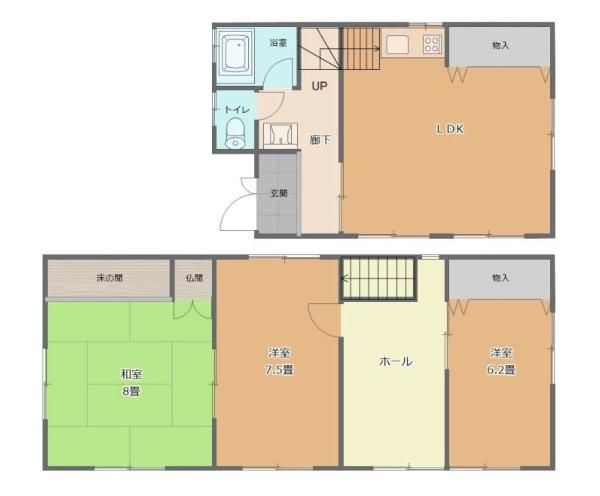 4LDK Used House for Sale in Sakata, Wakayama City - 71.35 sqm - Thumbnail 4