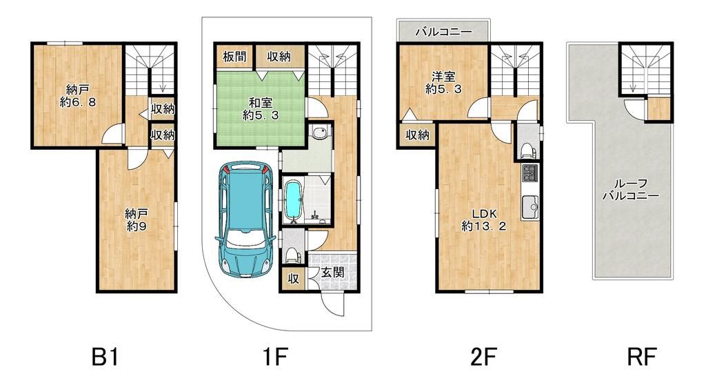 4LDK House with Roof Balcony for Sale in Daito City, Osaka - Thumbnail 2