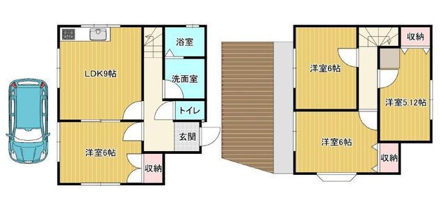 4DK Terrace House for Sale in Habikino, Osaka - Bright Corner Lot - Thumbnail 2