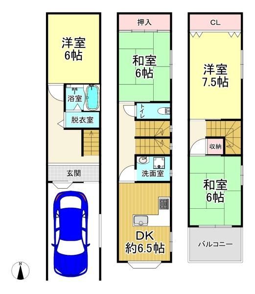 4DK Steel-Frame House for Sale Near Hirano Station, Osaka - Thumbnail 2