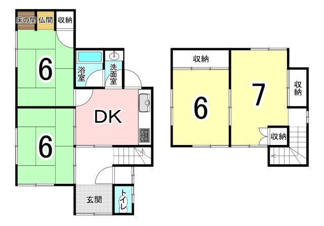 Used Detached House 4DK 83m2 in Wakayama City for 5.5M Yen - Thumbnail 2