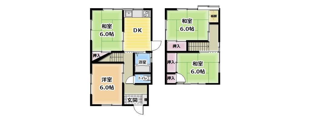 Detached House for Sale in Kakogawa City, Hyogo 4DK 69.61m2 - Main Image