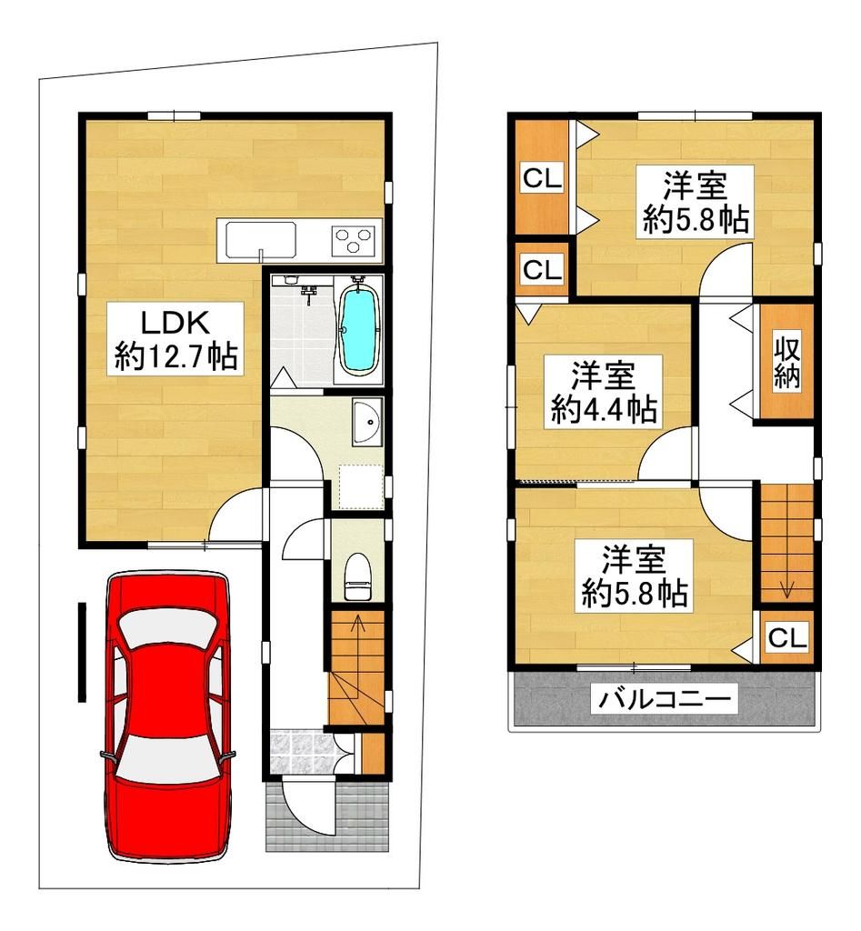 Modern 3LDK House for Sale Near Yato Station, Higashi-Osaka - Thumbnail 3