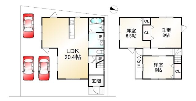 Modern 3LDK Wooden House for Sale in Yamashina-ku, Kyoto - Thumbnail 2
