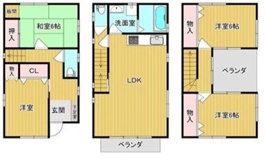 4LDK House for Sale in Kadoma City, Osaka - Thumbnail 4
