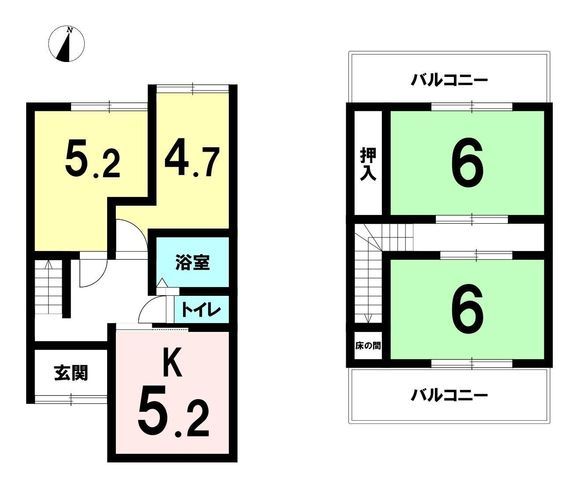 4DK Used Terrace House in Higashiyodogawa-ku, Osaka for Sale - Thumbnail 2