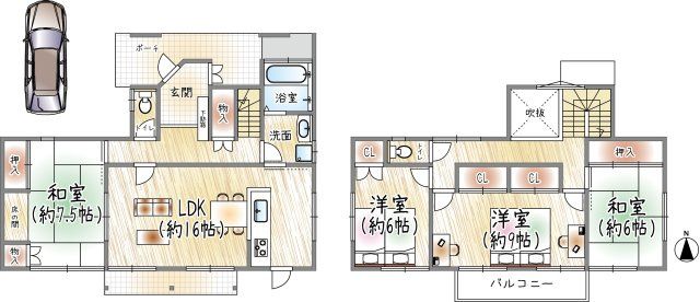 4LDK Detached House for Sale in Kawanishi, Hyogo - 1980万円 - Thumbnail 4