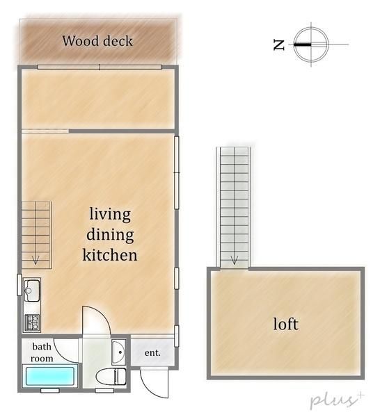 Modern 1SLDK House in Ukyo Ward, Kyoto - 40.78 sqm - Thumbnail 3