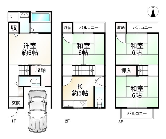 4K Steel-Framed Townhouse Near Fushimi Station in Kyoto - Thumbnail 3