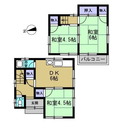 3DK House for Sale in Wakayama City - 47.33 sqm - Thumbnail 4