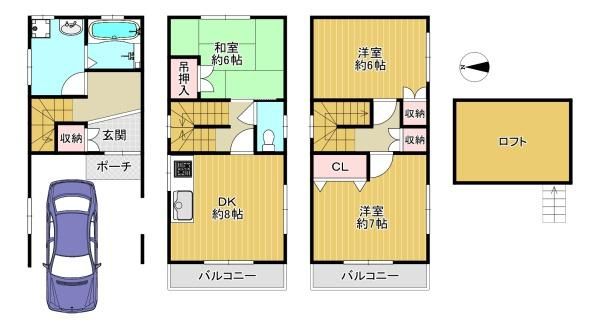 Renovated 3DK House for Sale in Higashiosaka, Osaka - Thumbnail 2