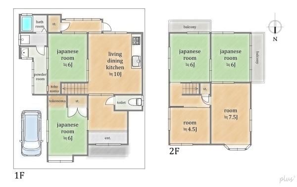 6LDK House for Sale in Ukyo-ku, Kyoto, 67 sqm - Thumbnail 2