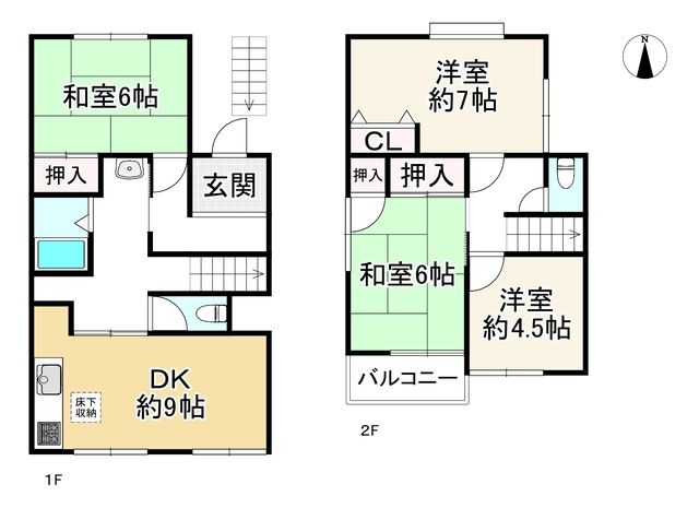 3DK House for Sale in Tarumi, Kobe - 6.8M Yen Investment - Thumbnail 2
