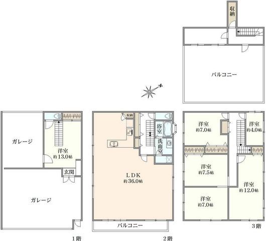 6LDK Steel House for Sale in Osaka Naniwa Ward near Nipponbashi Station - Thumbnail 2