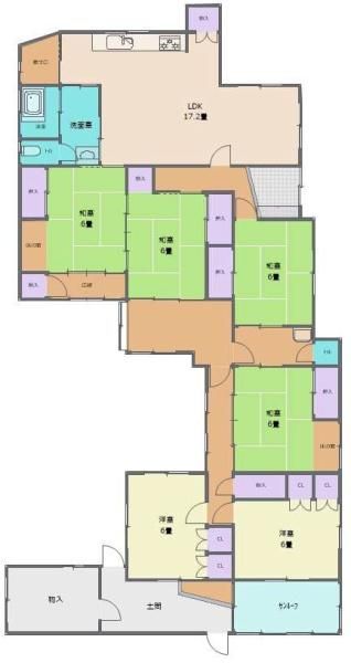 6LDK Detached House for Sale in Kinokawa, Wakayama - Main Image