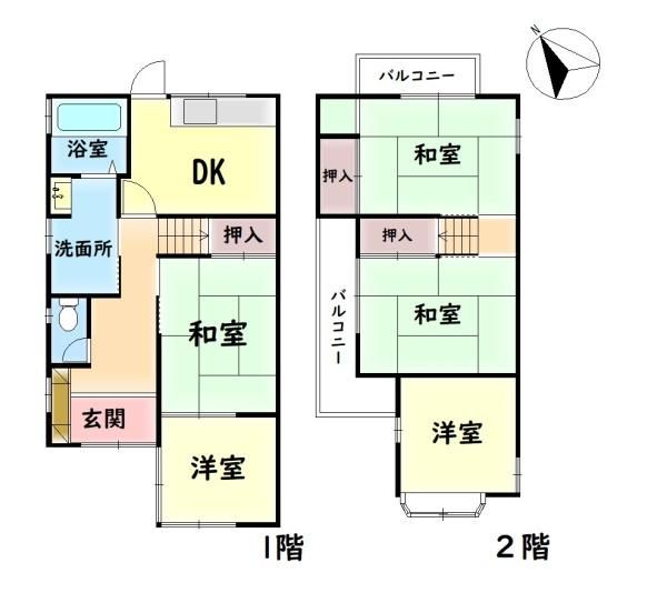 5DK Detached House for Sale near Kita-Sukematsu Station, Takatsuki - Thumbnail 2