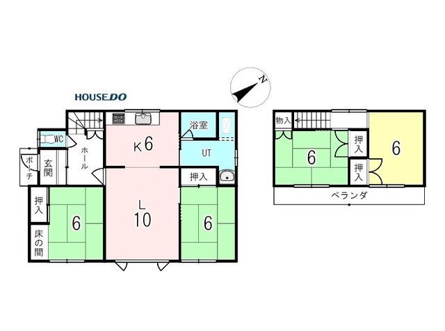 4LK Detached House for Sale in Kitami, Hokkaido - 94.36m² - Thumbnail 2