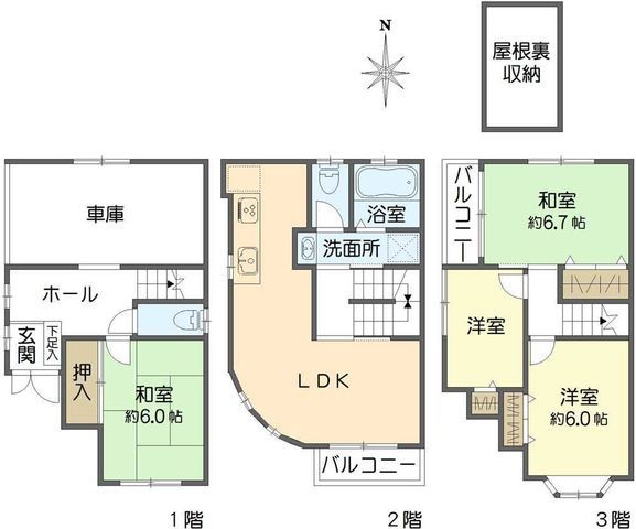 4LDK Steel House for Sale near Abikomae Station, Osaka - Thumbnail 2