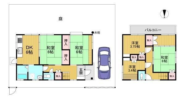 5DK House for Sale in Takatsuki, Osaka - 101.74m2 - Thumbnail 4