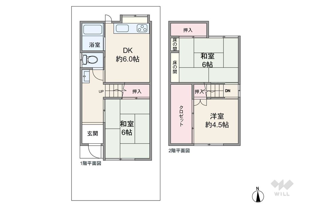 3DK Wooden House for Sale in Suita, Osaka - 56.73 sqm - Thumbnail 3