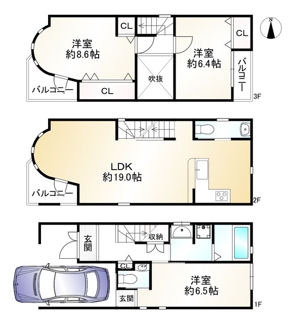 3LDK Wooden House Near Nijo Castle, Kyoto | 108.44 sqm - Thumbnail 4