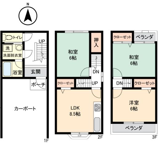 3LDK Detached House for Sale in Suminoe-ku, Osaka - Thumbnail 3