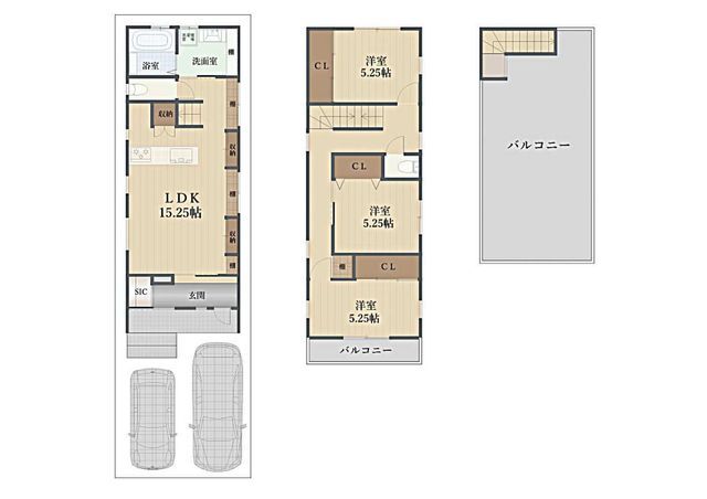 Modern 3LDK House for Sale in Kishiwada, Osaka - 8 Years Old - Thumbnail 2